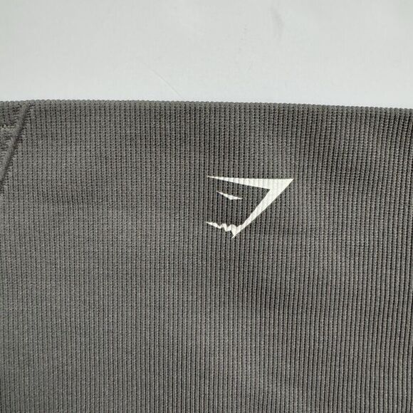 Gymshark High Waisted Seamless Leggings Womens Grey Marl Small Gym Athleisure - Picture 7 of 13